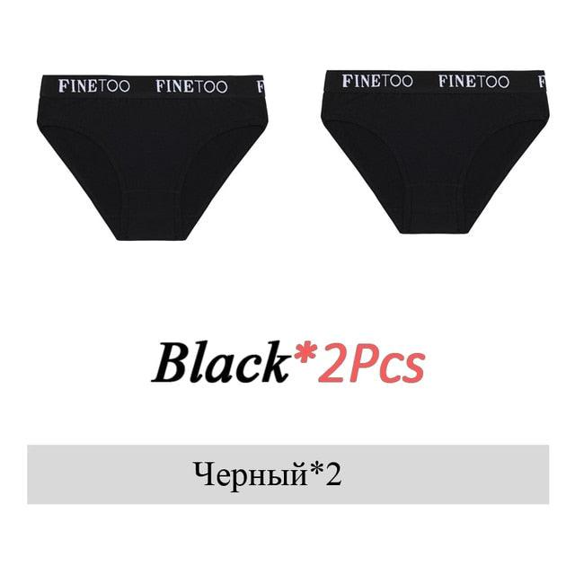 2 Pack Cotton Seamless Briefs Comfortable Solid Color Panties Low Waist Breathable Intimates Underpants Underwear The Clothing Company Sydney
