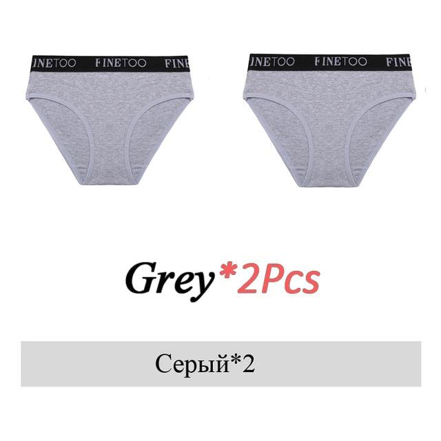 2 Pack Cotton Seamless Briefs Comfortable Solid Color Panties Low Waist Breathable Intimates Underpants Underwear The Clothing Company Sydney