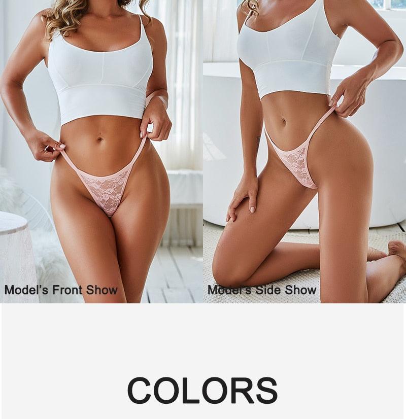 2 pack Women's Underwear Lace Panties Floral Lingerie Panties Thong G-String Pantys Perspective Intimates The Clothing Company Sydney