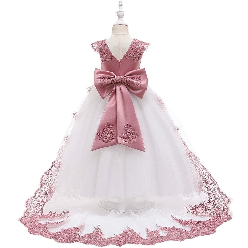 Summer Girls Long Bridesmaid Kids Dresses For Girls Children Princess Flower Girl Party Wedding Dress The Clothing Company Sydney
