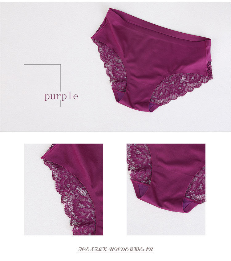 3 pack Women's lingerie Lace Underwear Seamless Panties Brief Ice Silk intimates Underpants Cotton briefs The Clothing Company Sydney