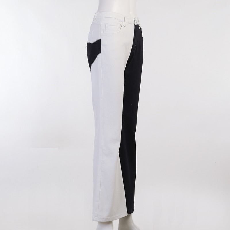 Flare Jeans Embroidery Trousers Y2K Casual Streetwear Denim Fashion Vintage  Patchwork Pants The Clothing Company Sydney