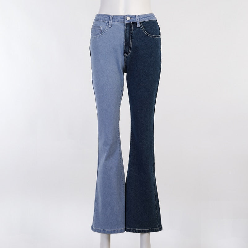 Flare Jeans Embroidery Trousers Y2K Casual Streetwear Denim Fashion Vintage  Patchwork Pants The Clothing Company Sydney