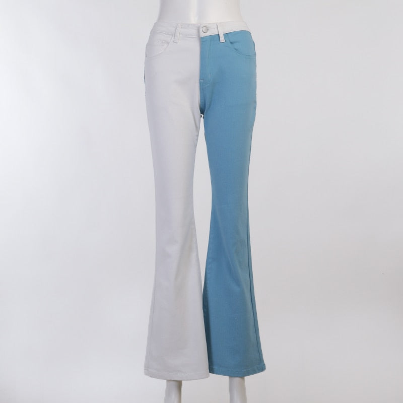 Flare Jeans Embroidery Trousers Y2K Casual Streetwear Denim Fashion Vintage  Patchwork Pants The Clothing Company Sydney