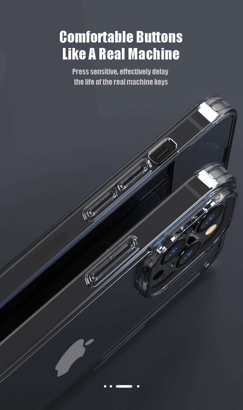Luxury Tempered Glass Clear Case For iPhone 11 12 13 Pro XS Max 13Mini X XR Transparent Hard Case The Clothing Company Sydney