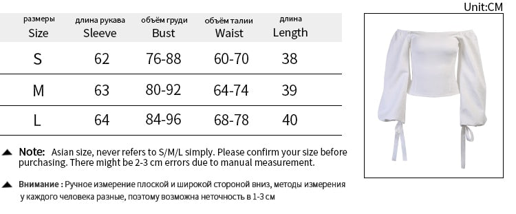 Elegant T Shirt Slash Neck Lantern Sleeve Bandage Solid White Tops Autumn Casual Slim Office Top The Clothing Company Sydney