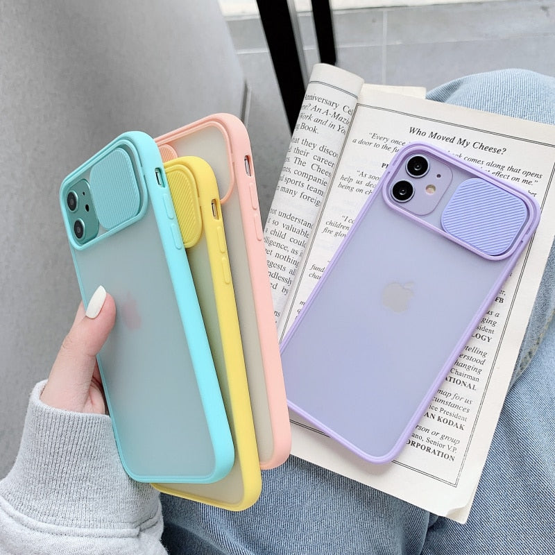 Camera Lens Protection Phone Case on For iPhone 13 11 12 Pro Max Plus Xr XsMax X Xs Candy Soft Back Cover The Clothing Company Sydney