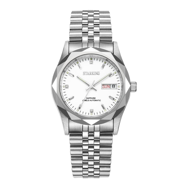 Men's Automatic Mechanical MIYOTA Movt Stainless Steel Business Calendar Week Display Water Resistant Watch The Clothing Company Sydney
