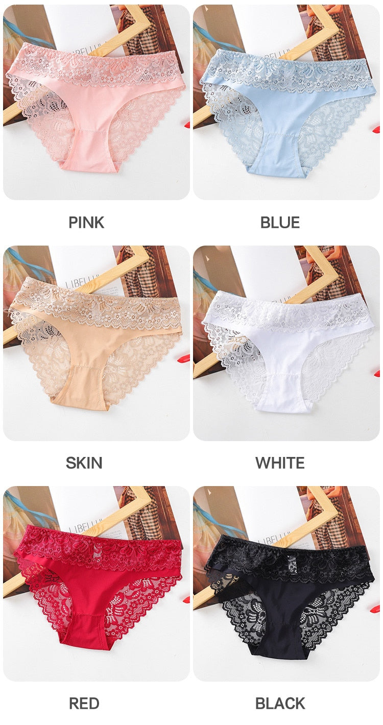 3 Pack Lace Underwear Panties Set Intimate Lingerie Cotton Briefs Transparent Undies The Clothing Company Sydney