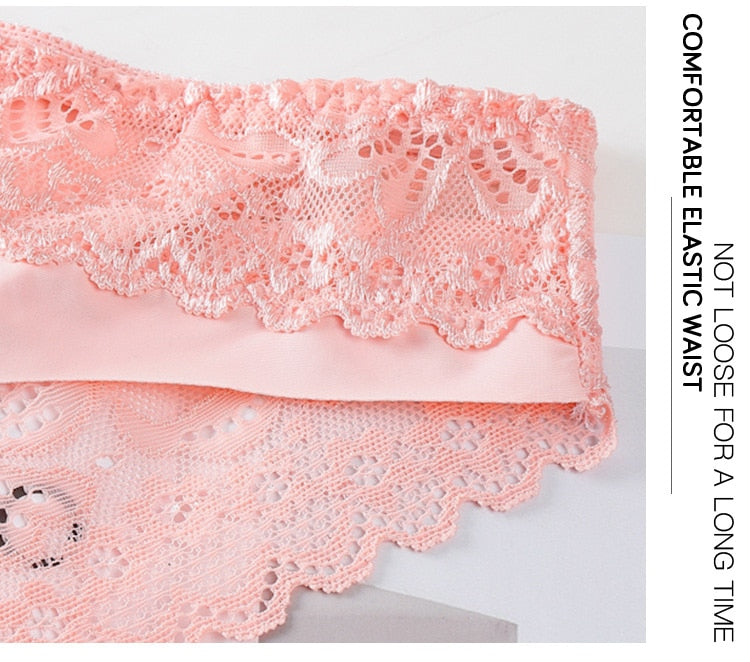 3 Pack Lace Underwear Panties Set Intimate Lingerie Cotton Briefs Transparent Undies The Clothing Company Sydney