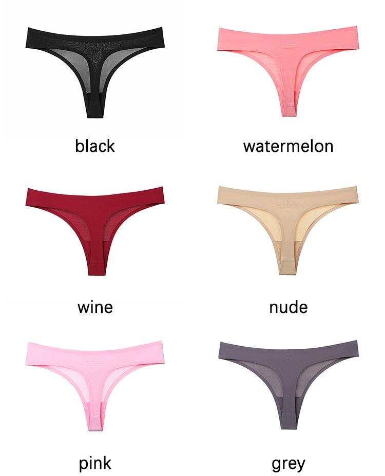 10 Pack Sports Panties Thongs T-back G-string Seamless Solid Underwear Briefs The Clothing Company Sydney