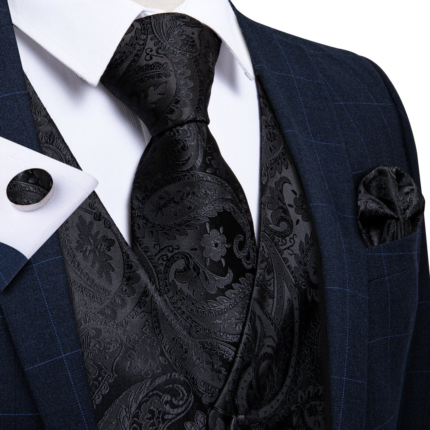 5 Piece Vests Slim Fit Mens Wedding Suit Casual Sleeveless Formal Business Waistcoat Hanky Necktie Bow Tie Set The Clothing Company Sydney