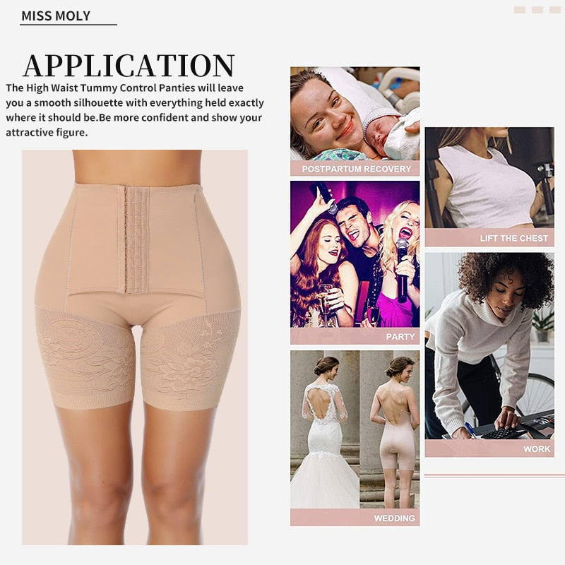 High Waist Body Shaper Butt Lifter Panties Firm Control Shapewear Boyshorts Waist Trainer Corset Underwear The Clothing Company Sydney