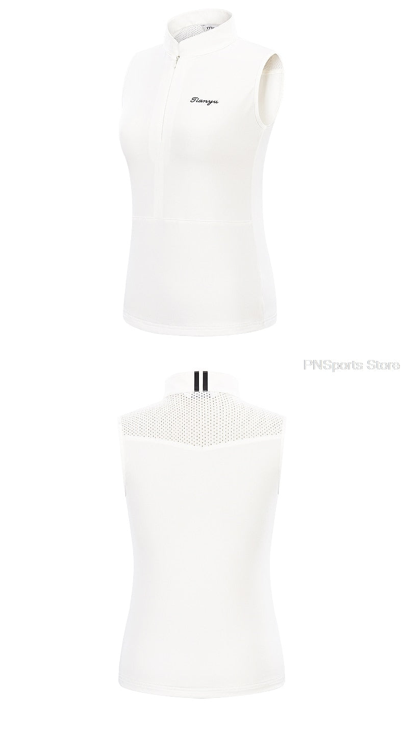 Golf Clothes Ladies Skirt Set Women Sleeveless Slim Top Shirts Pleated Skirts Tennis Badminton Dry Fit Skirt The Clothing Company Sydney