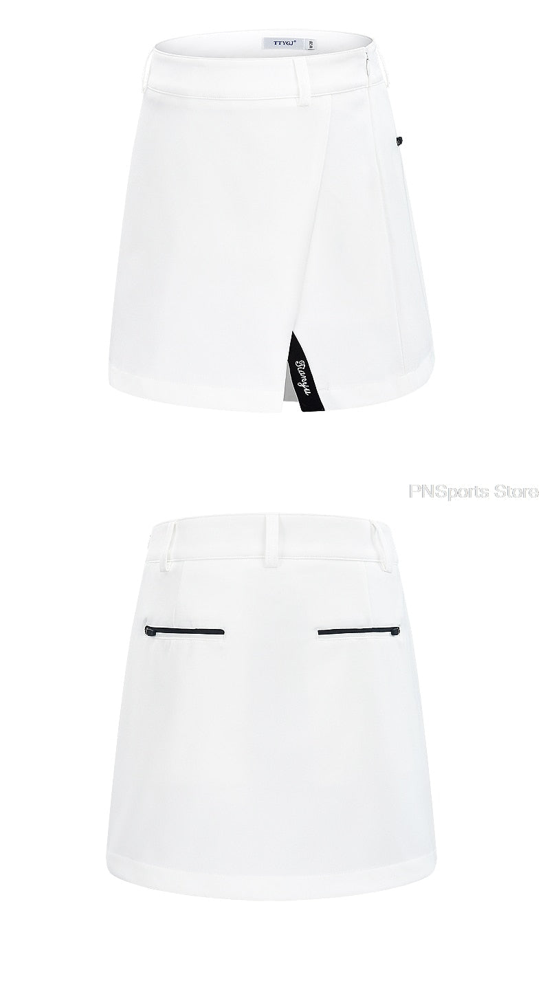 Golf Clothes Ladies Skirt Set Women Sleeveless Slim Top Shirts Pleated Skirts Tennis Badminton Dry Fit Skirt The Clothing Company Sydney