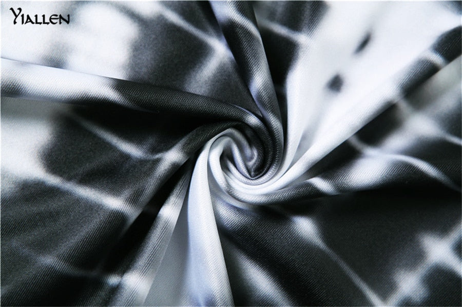 Autumn Print Slim O Neck Long Sleeve Elastic Street Casual Mini Bodycon Dresses The Clothing Company Sydney