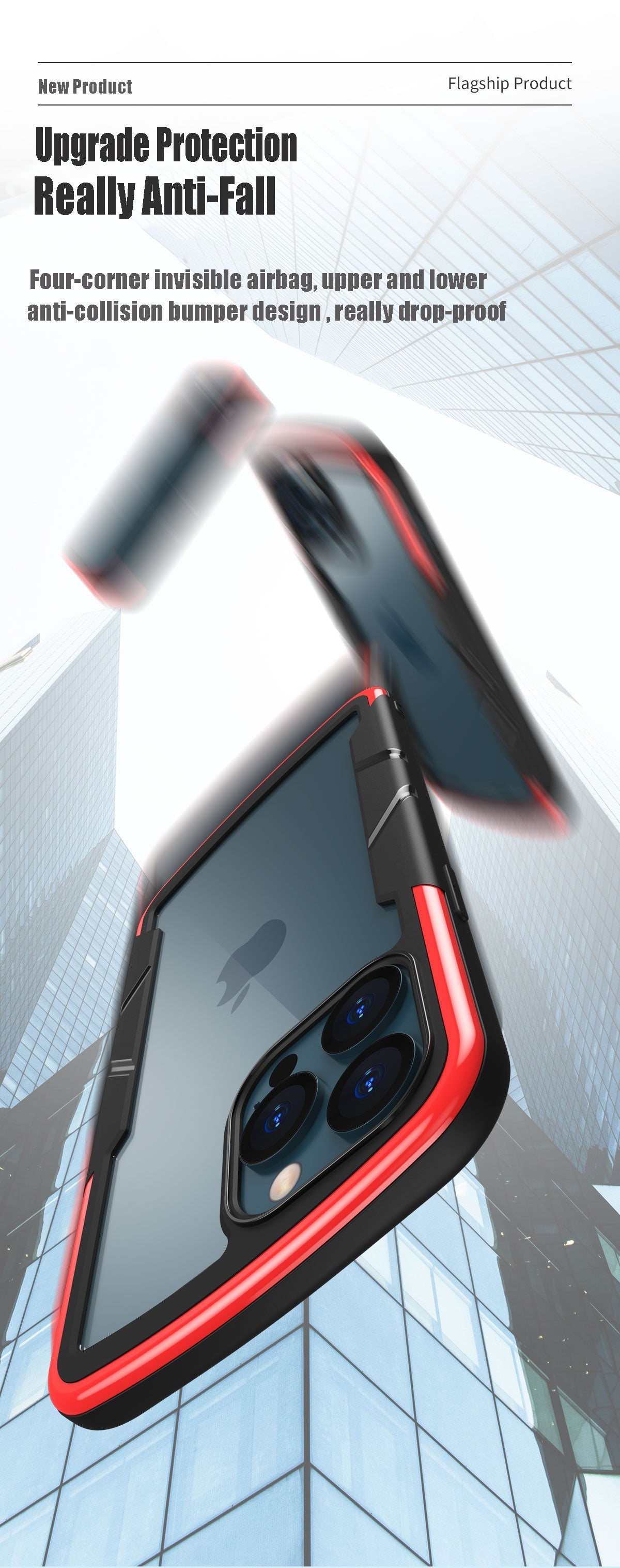 Anti-Fall Shield Shockproof Arome Phone Case For iPhone 13 12 Mini 11 Pro Max X XR XS 7 8 Plus SE 2020 Acrylic Clear Back Cover The Clothing Company Sydney