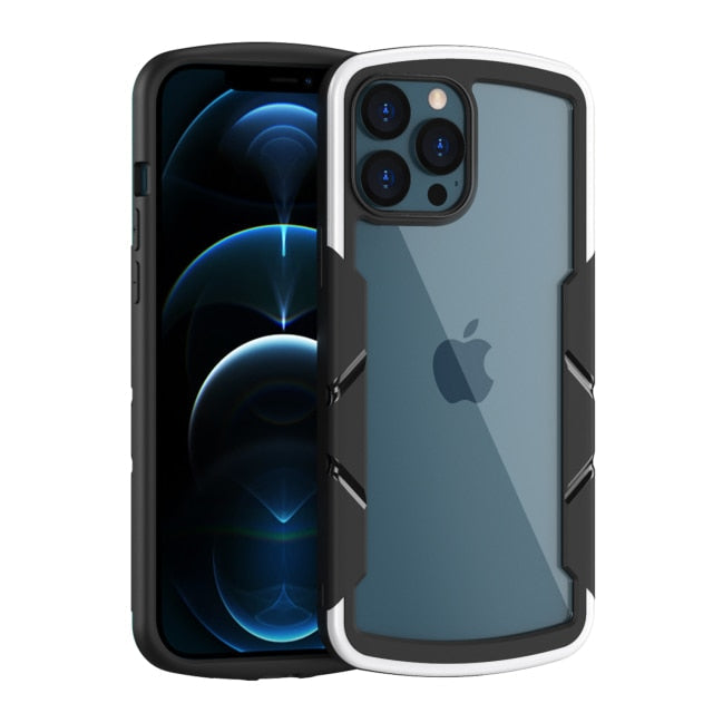 Anti-Fall Shield Shockproof Arome Phone Case For iPhone 13 12 Mini 11 Pro Max X XR XS 7 8 Plus SE 2020 Acrylic Clear Back Cover The Clothing Company Sydney