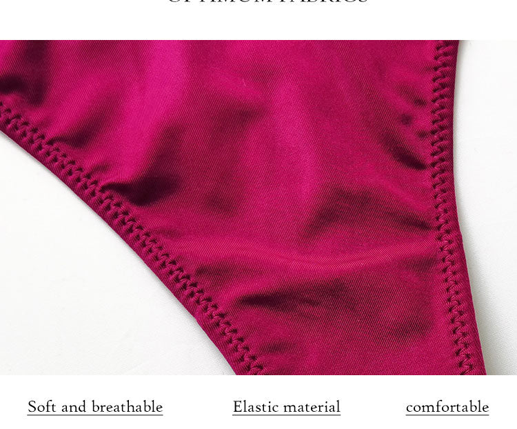 3 pack Thongs G String Metal Luxury Ice Silk Thongs Underwear Fitness Low Waist Satin Panties String Seamless Briefs The Clothing Company Sydney