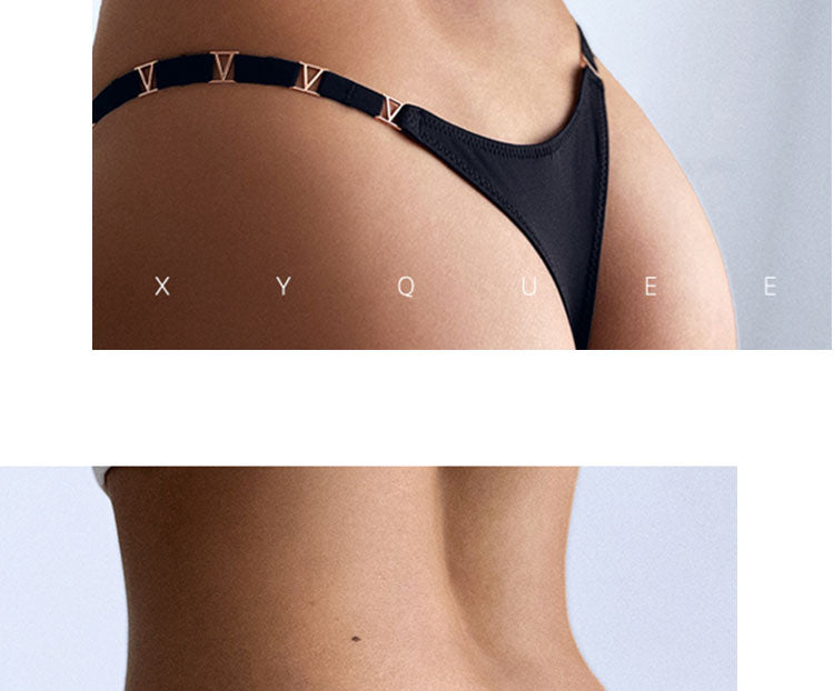 3 pack Thongs G String Metal Luxury Ice Silk Thongs Underwear Fitness Low Waist Satin Panties String Seamless Briefs The Clothing Company Sydney