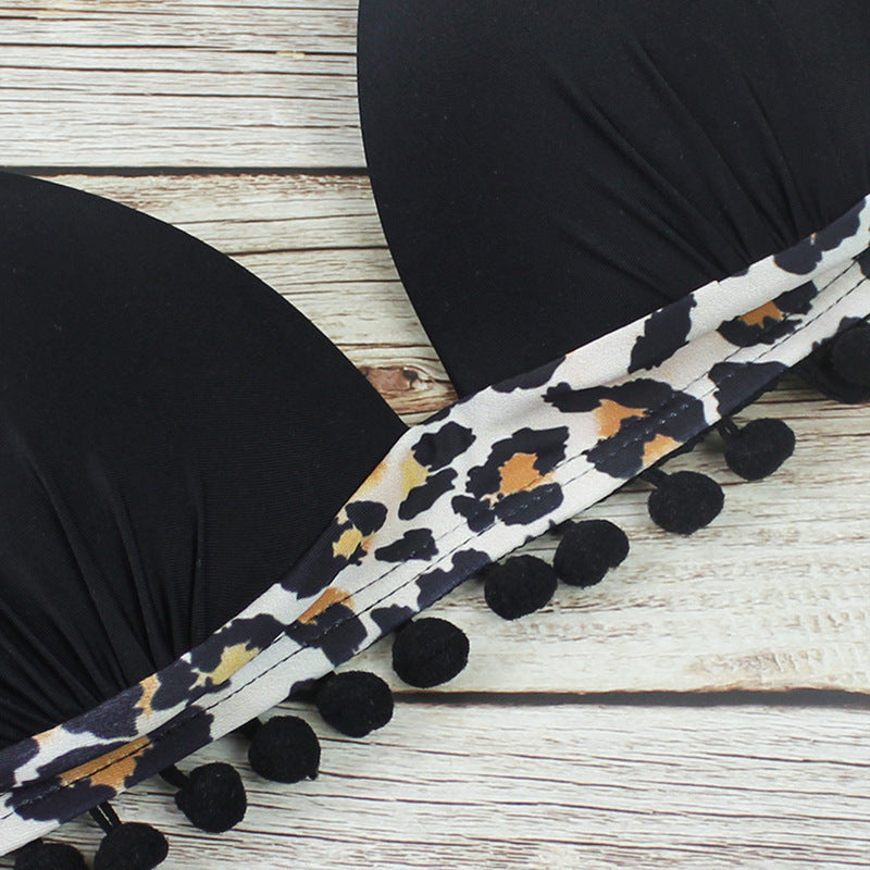 2 Piece Leopard Print Swimsuit Underwire Bikini Summer Suits Low Waist Biquini Micro Bikini Set Swimwear Bathers The Clothing Company Sydney