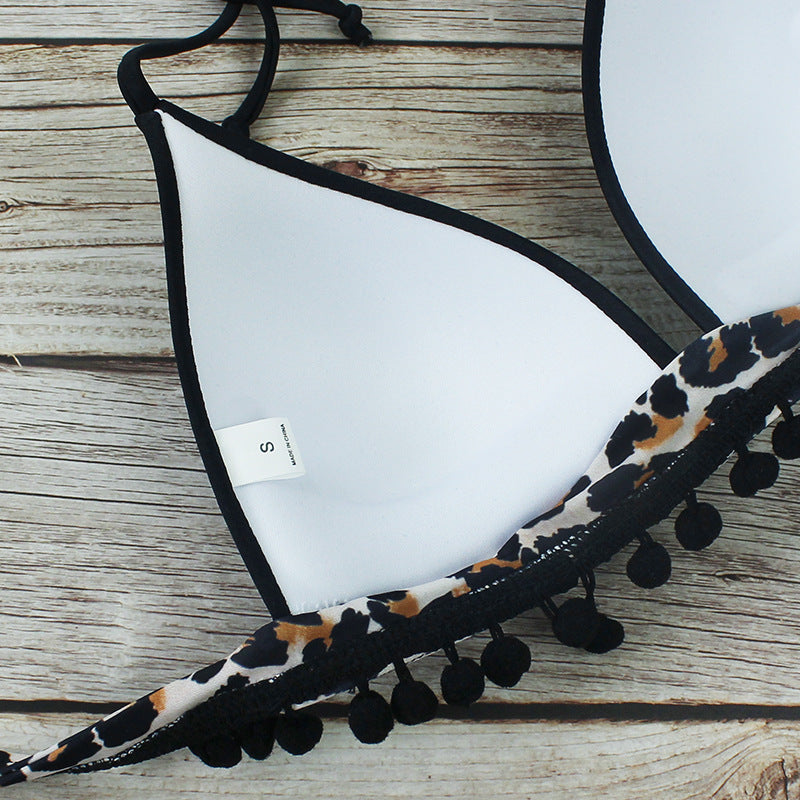 2 Piece Leopard Print Swimsuit Underwire Bikini Summer Suits Low Waist Biquini Micro Bikini Set Swimwear Bathers The Clothing Company Sydney