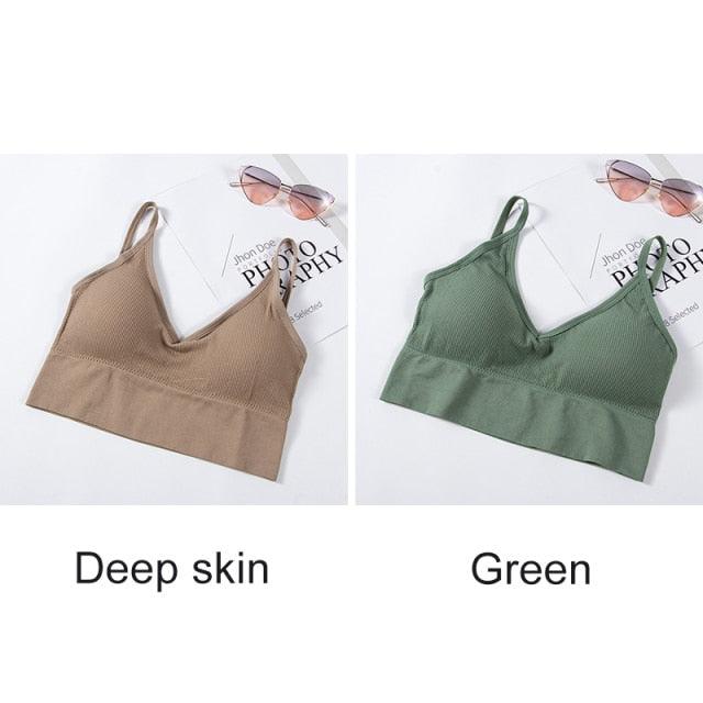 2 Pack Bras Seamless Bra U Type Backless Bralette Push Up Tupe Top Wire Free Brassiere The Clothing Company Sydney