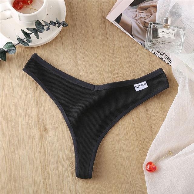 2 Pack Cotton Mix G-string Thong Sexy Underwear V Waist Panties Underpants Intimates Lingerie Briefs The Clothing Company Sydney