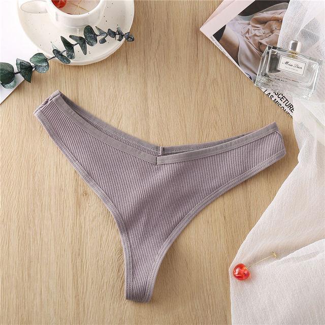 2 Pack Cotton Mix G-string Thong Sexy Underwear V Waist Panties Underpants Intimates Lingerie Briefs The Clothing Company Sydney