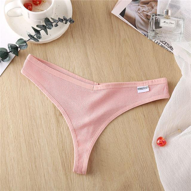 2 Pack Cotton Mix G-string Thong Sexy Underwear V Waist Panties Underpants Intimates Lingerie Briefs The Clothing Company Sydney