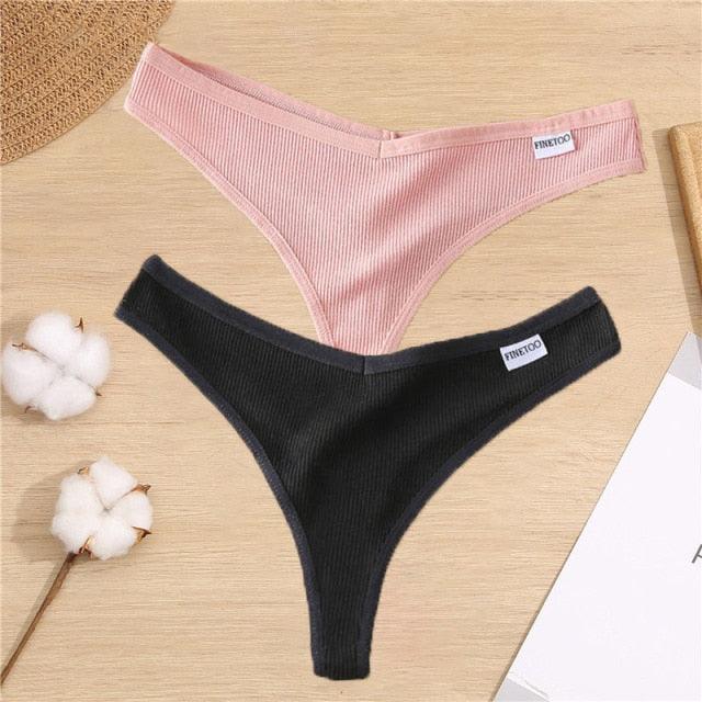 2 Pack Cotton Mix G-string Thong Sexy Underwear V Waist Panties Underpants Intimates Lingerie Briefs The Clothing Company Sydney