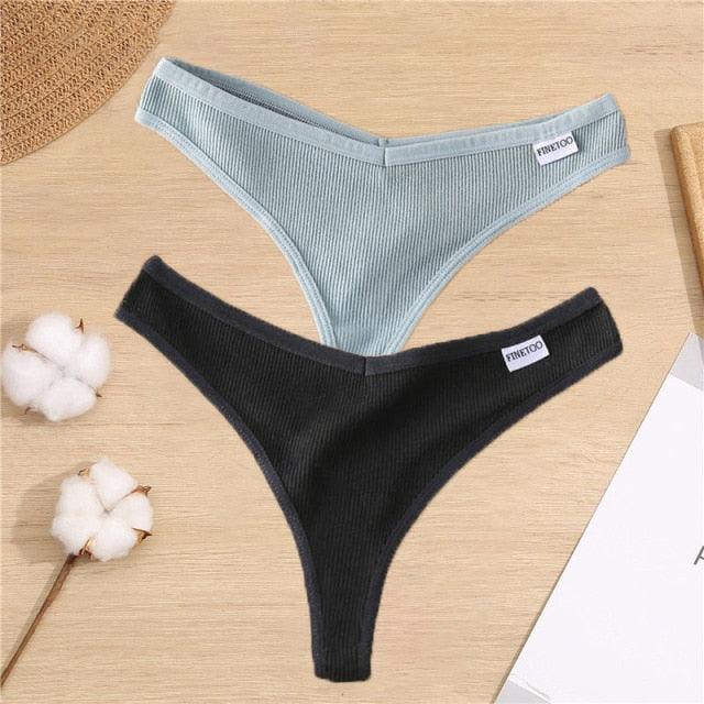 2 Pack Cotton Mix G-string Thong Sexy Underwear V Waist Panties Underpants Intimates Lingerie Briefs The Clothing Company Sydney