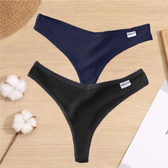 2 Pack Cotton Mix G-string Thong Sexy Underwear V Waist Panties Underpants Intimates Lingerie Briefs The Clothing Company Sydney