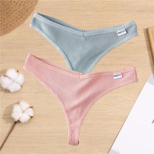 2 Pack Cotton Mix G-string Thong Sexy Underwear V Waist Panties Underpants Intimates Lingerie Briefs The Clothing Company Sydney