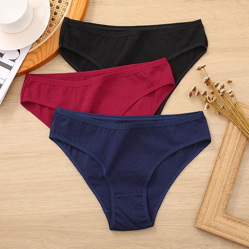 2 Pack Cotton Mix Panties Heart Hollow Out Briefs Sexy Low-Waist Underpants Comfortable Seamless Underwear The Clothing Company Sydney