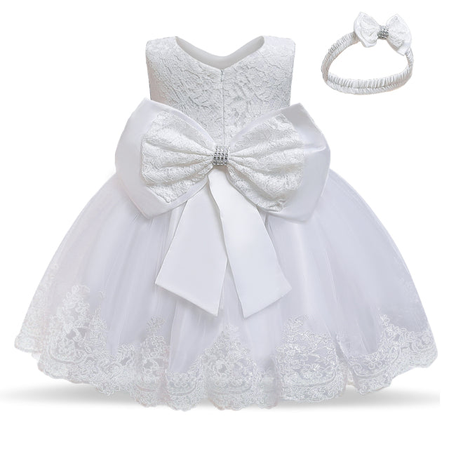 Girls Kids Summer Sleeveless Wedding Sequin Bow Children Lace Smash Tutu Princess Dress The Clothing Company Sydney