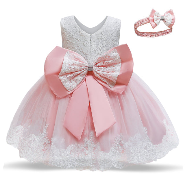 Girls Kids Summer Sleeveless Wedding Sequin Bow Children Lace Smash Tutu Princess Dress The Clothing Company Sydney