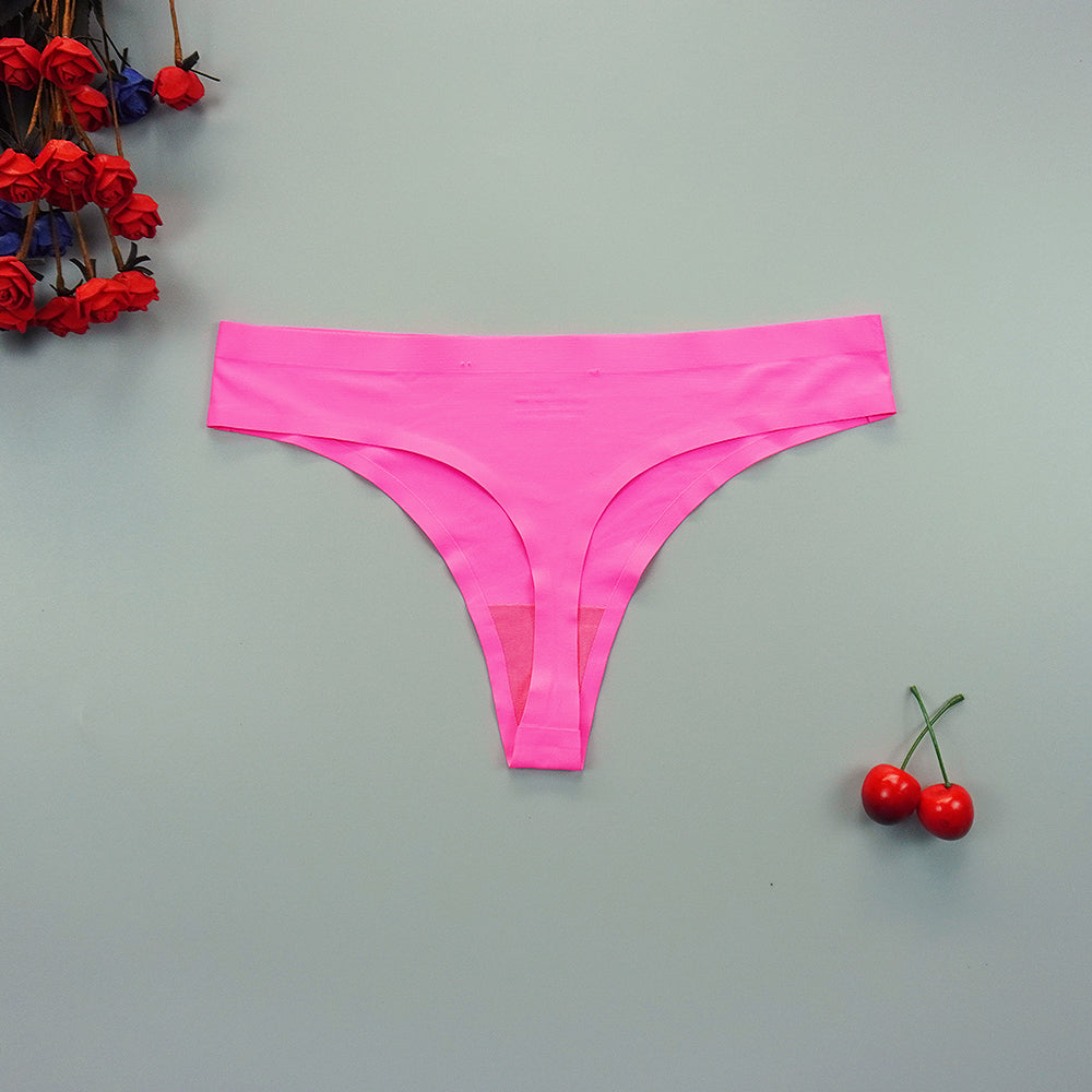 3 pack Seamless Thongs Underwear Panties Ice Silk Sports Intimate Panty G String Underpants The Clothing Company Sydney