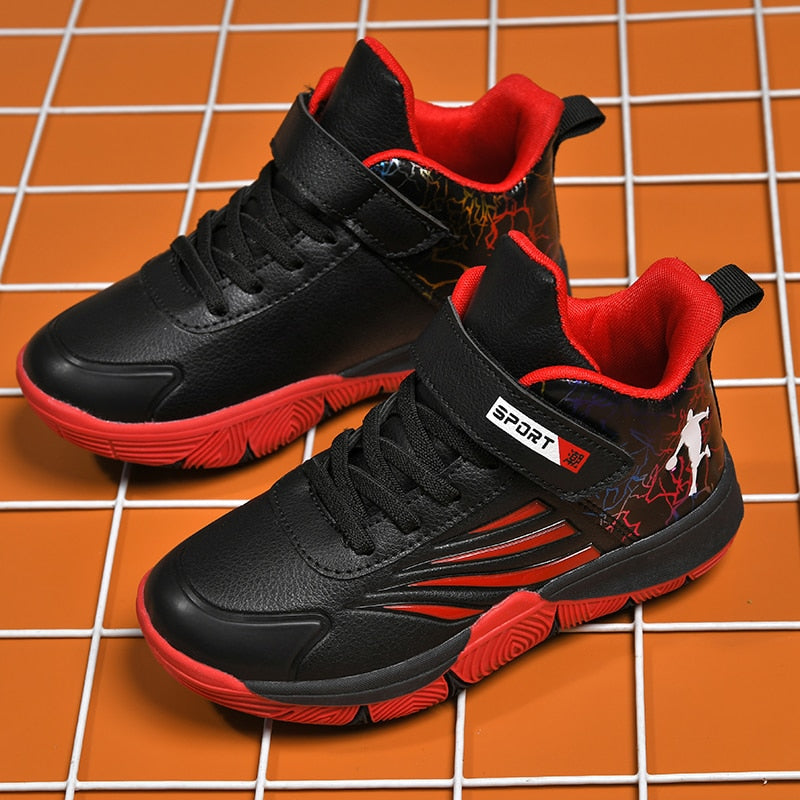 Boys Girls Basketball Shoes Soft Non-slip Kids Sneakers Thick Sole Sport Shoes Outdoor Trainers The Clothing Company Sydney