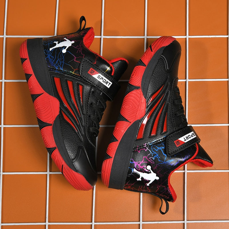 Boys Girls Basketball Shoes Soft Non-slip Kids Sneakers Thick Sole Sport Shoes Outdoor Trainers The Clothing Company Sydney