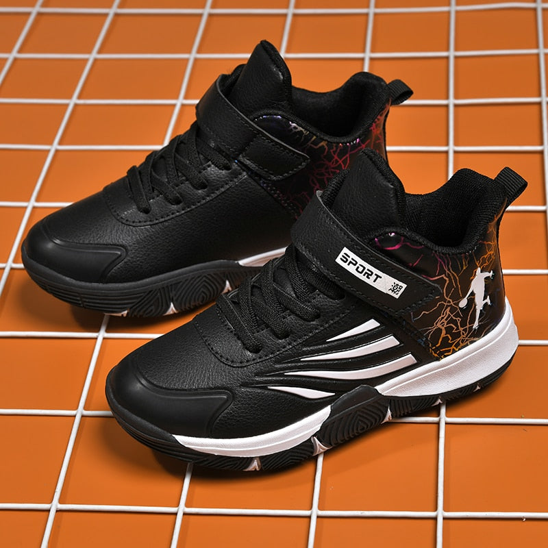 Boys Girls Basketball Shoes Soft Non-slip Kids Sneakers Thick Sole Sport Shoes Outdoor Trainers The Clothing Company Sydney