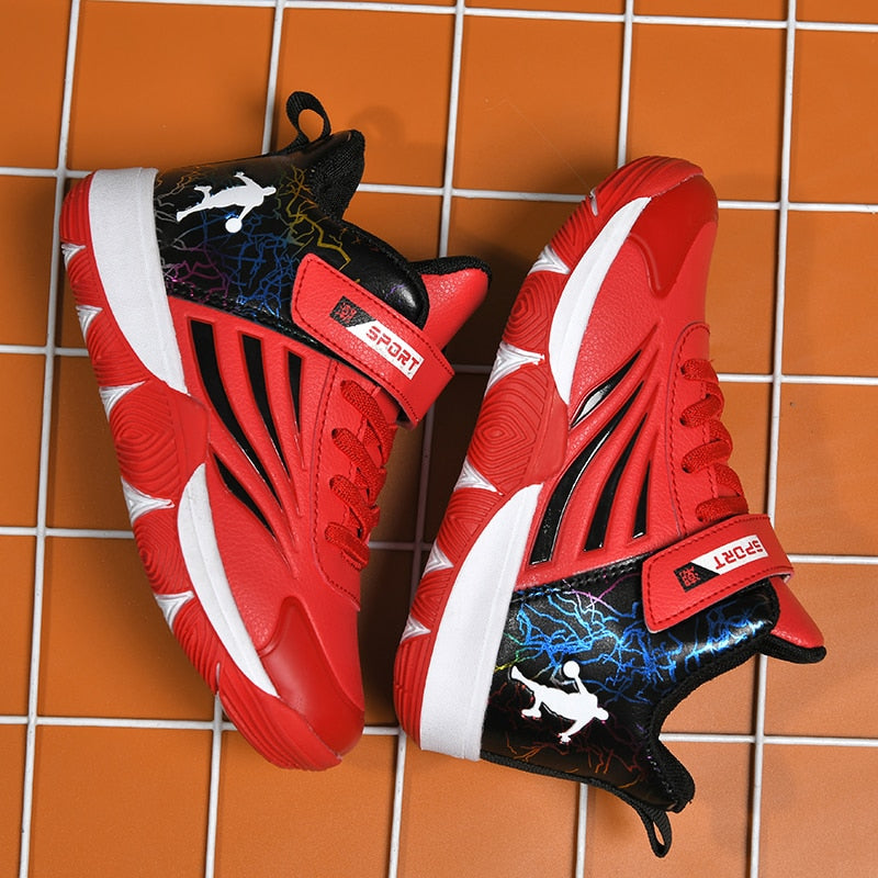 Boys Girls Basketball Shoes Soft Non-slip Kids Sneakers Thick Sole Sport Shoes Outdoor Trainers The Clothing Company Sydney