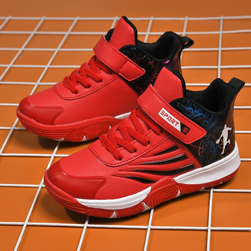 Boys Girls Basketball Shoes Soft Non-slip Kids Sneakers Thick Sole Sport Shoes Outdoor Trainers The Clothing Company Sydney