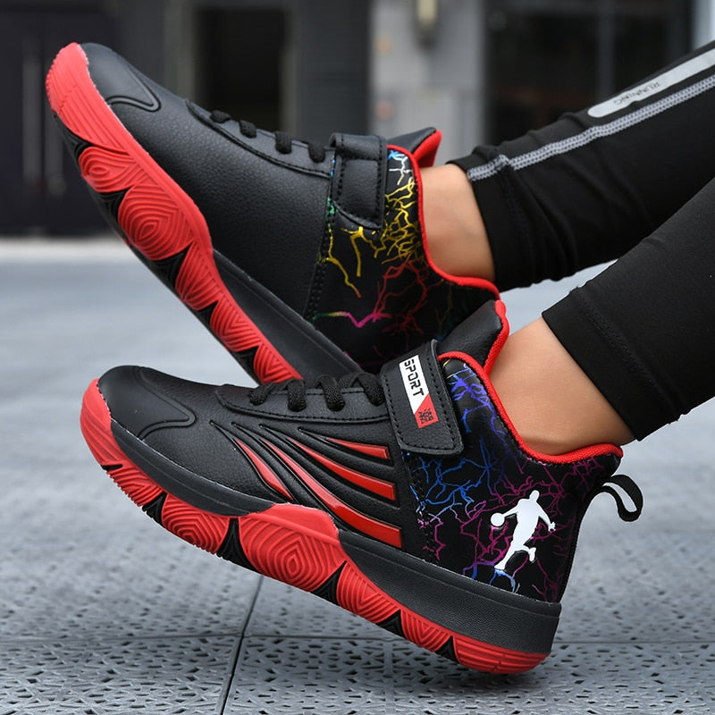 Boys Girls Basketball Shoes Soft Non-slip Kids Sneakers Thick Sole Sport Shoes Outdoor Trainers The Clothing Company Sydney