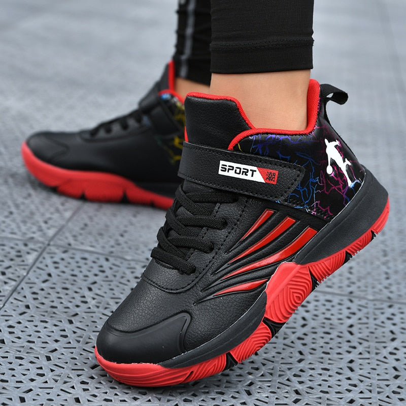 Boys Girls Basketball Shoes Soft Non-slip Kids Sneakers Thick Sole Sport Shoes Outdoor Trainers The Clothing Company Sydney