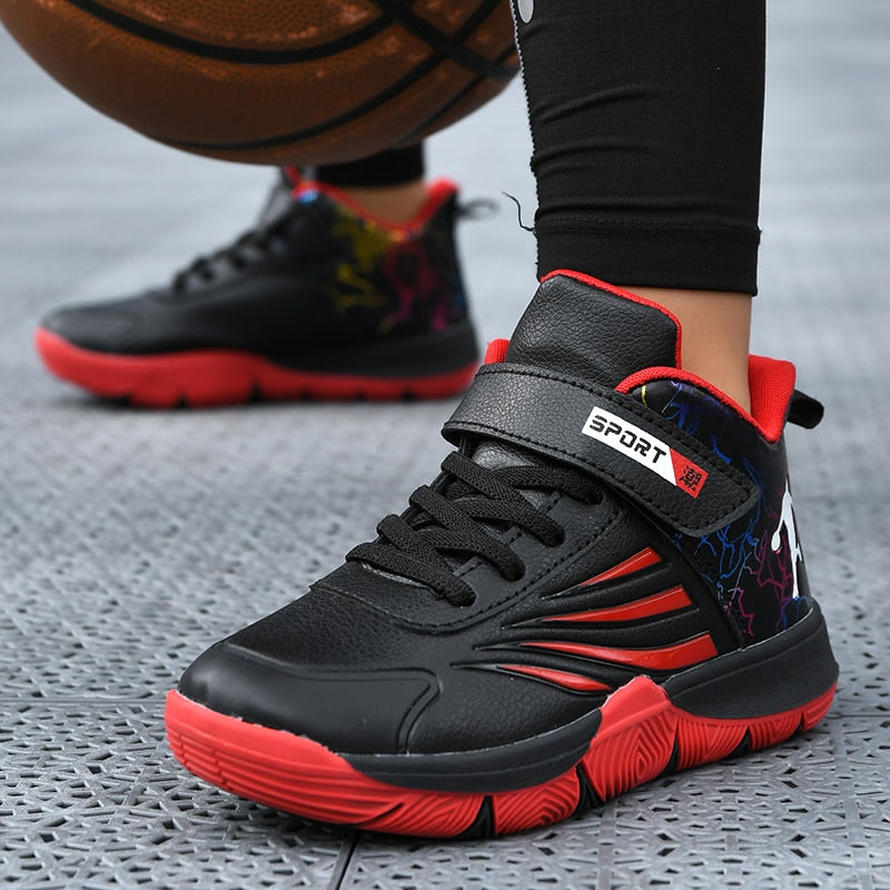 Boys Girls Basketball Shoes Soft Non-slip Kids Sneakers Thick Sole Sport Shoes Outdoor Trainers The Clothing Company Sydney