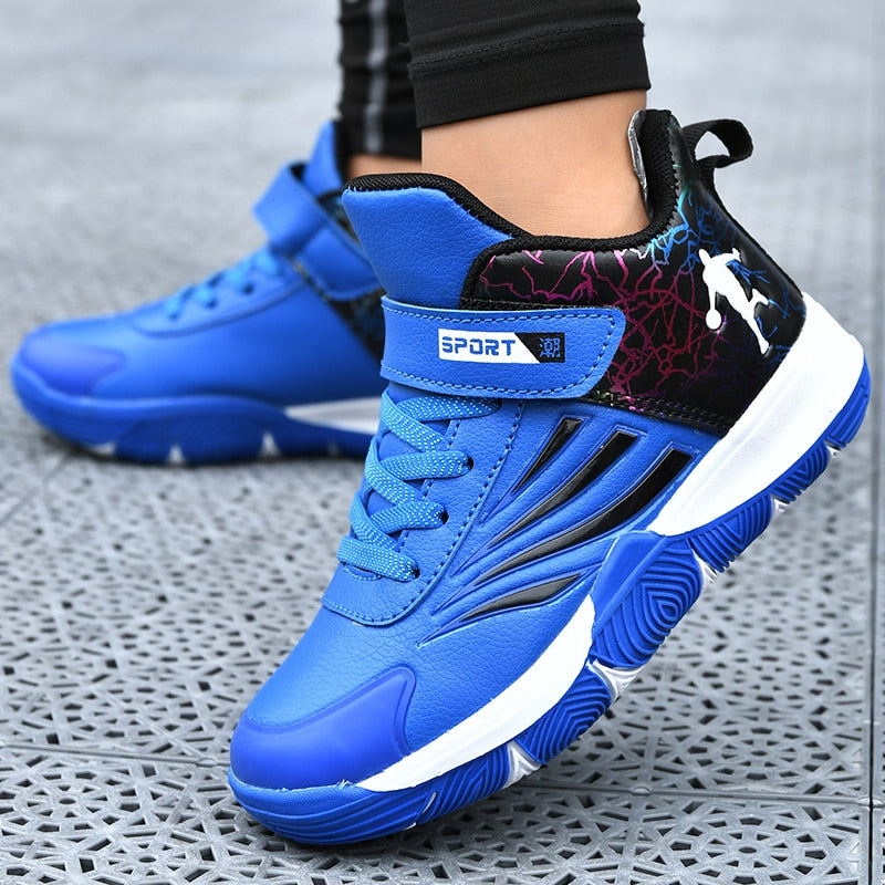 Boys Girls Basketball Shoes Soft Non-slip Kids Sneakers Thick Sole Sport Shoes Outdoor Trainers The Clothing Company Sydney