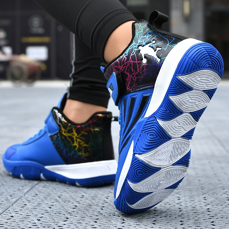 Boys Girls Basketball Shoes Soft Non-slip Kids Sneakers Thick Sole Sport Shoes Outdoor Trainers The Clothing Company Sydney