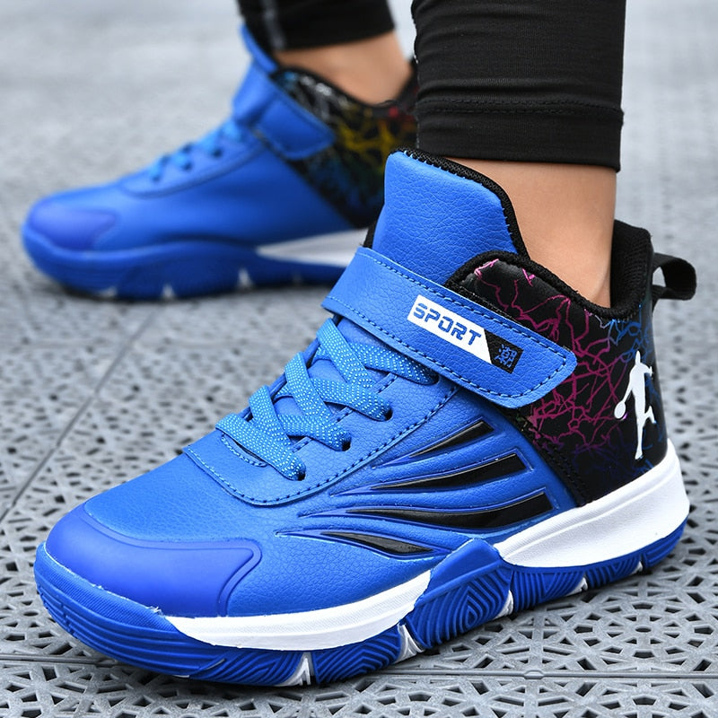 Boys Girls Basketball Shoes Soft Non-slip Kids Sneakers Thick Sole Sport Shoes Outdoor Trainers The Clothing Company Sydney