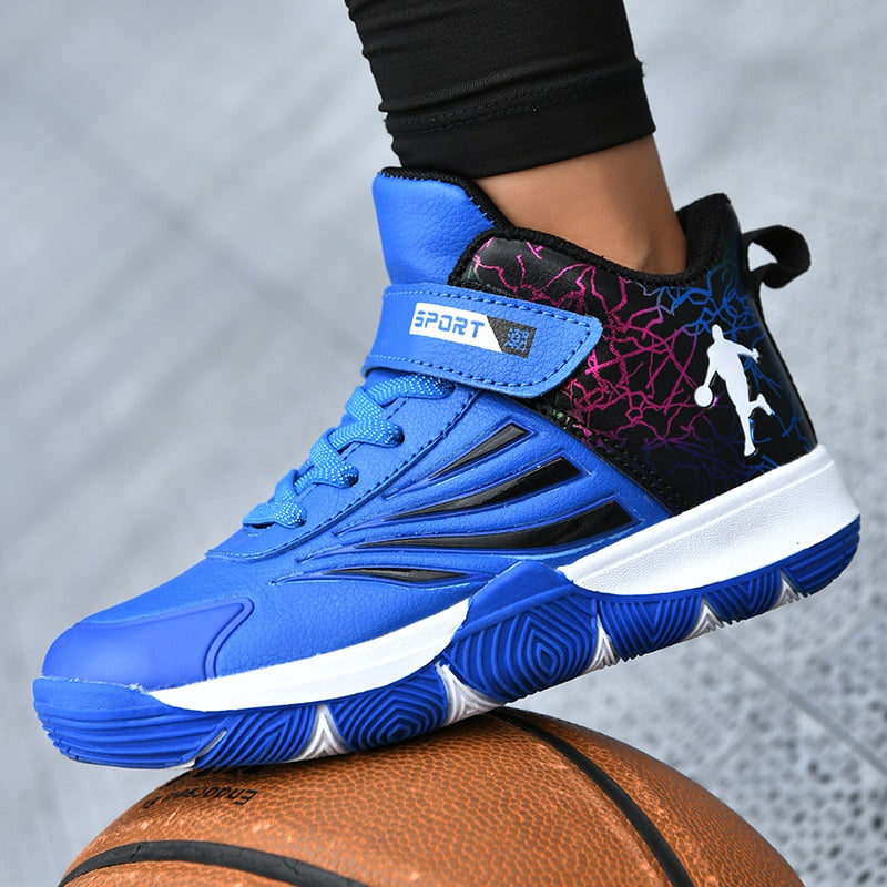 Boys Girls Basketball Shoes Soft Non-slip Kids Sneakers Thick Sole Sport Shoes Outdoor Trainers The Clothing Company Sydney